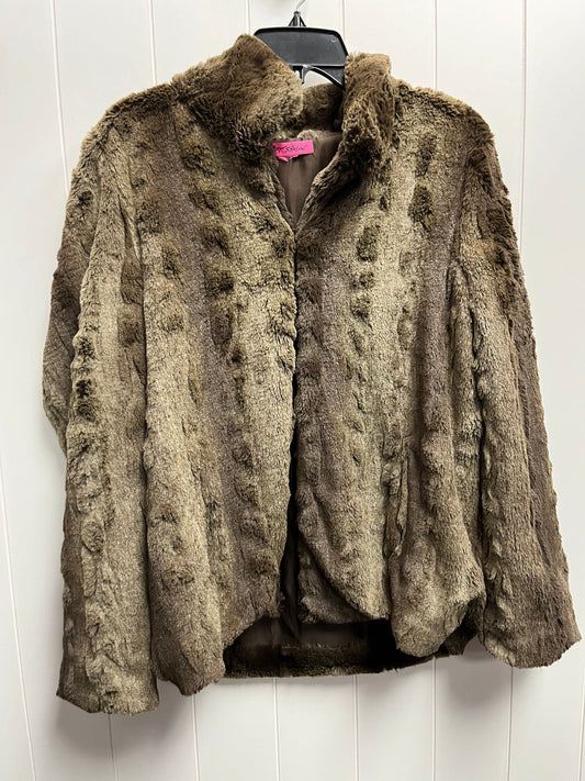 Jacket Faux Fur & Sherpa By Betsey Johnson  Size: L