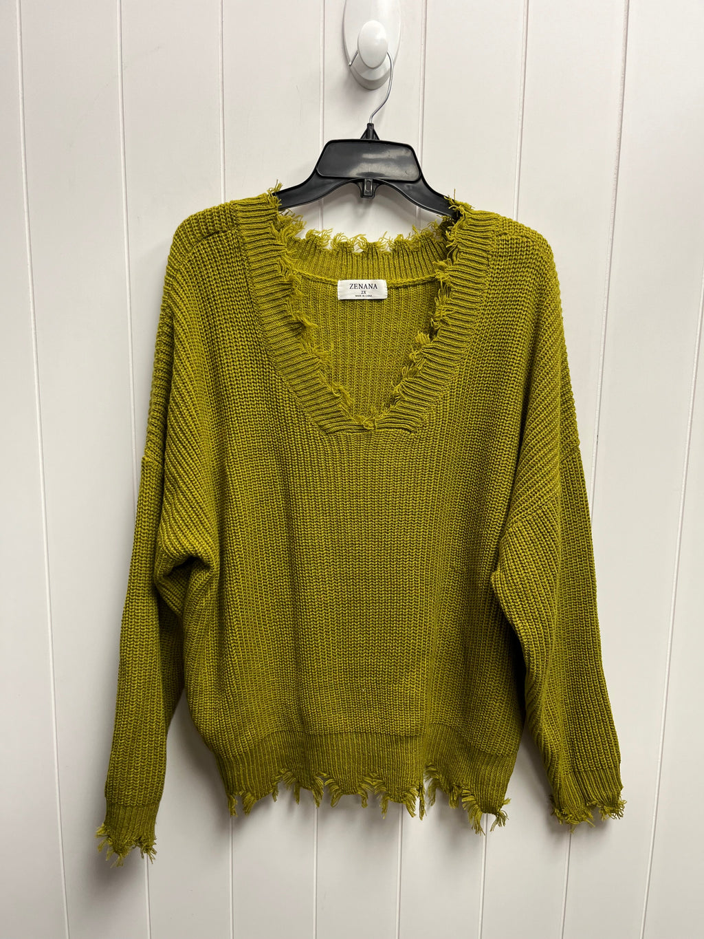Sweater By Zenana Outfitters Size: 1x