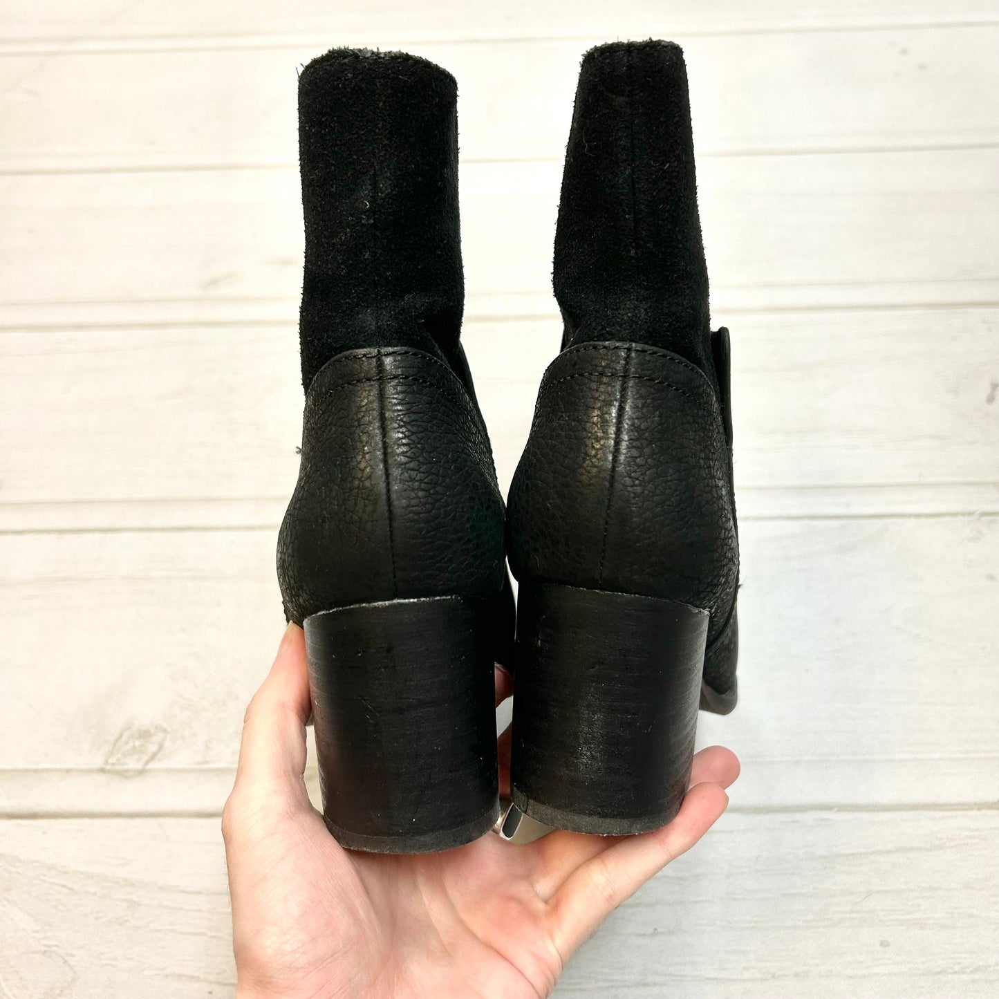 Boots Leather By Nine West  Size: 6.5