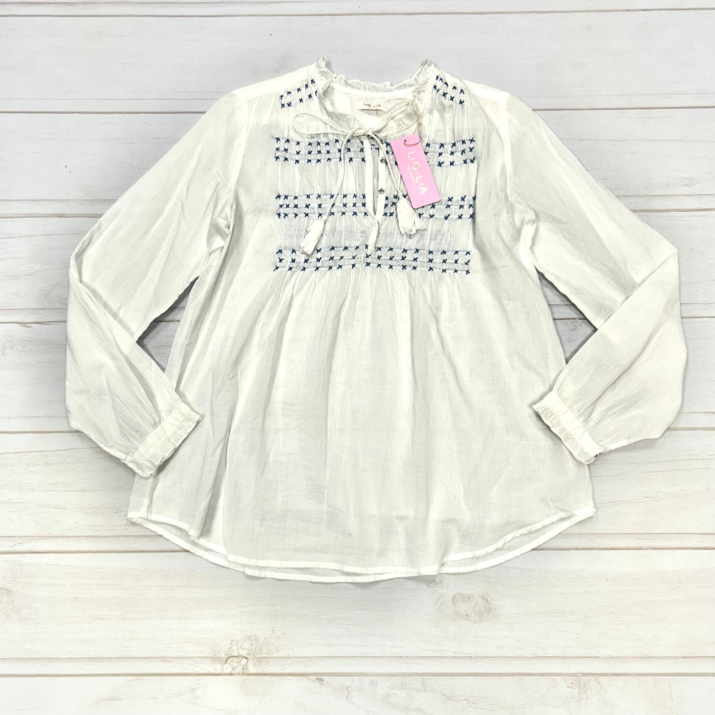 Blouse Long Sleeve By Lola  Size: Xs