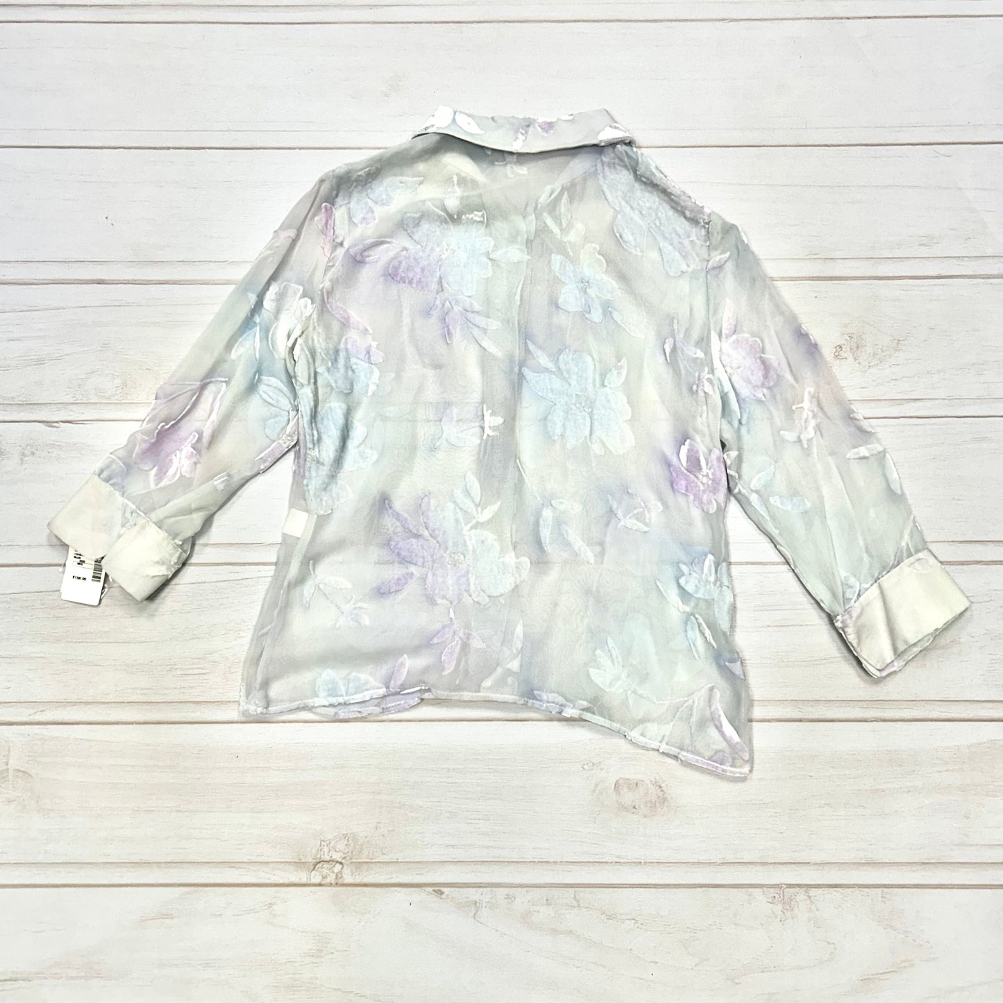 Blouse Long Sleeve By White And Warren  Size: M