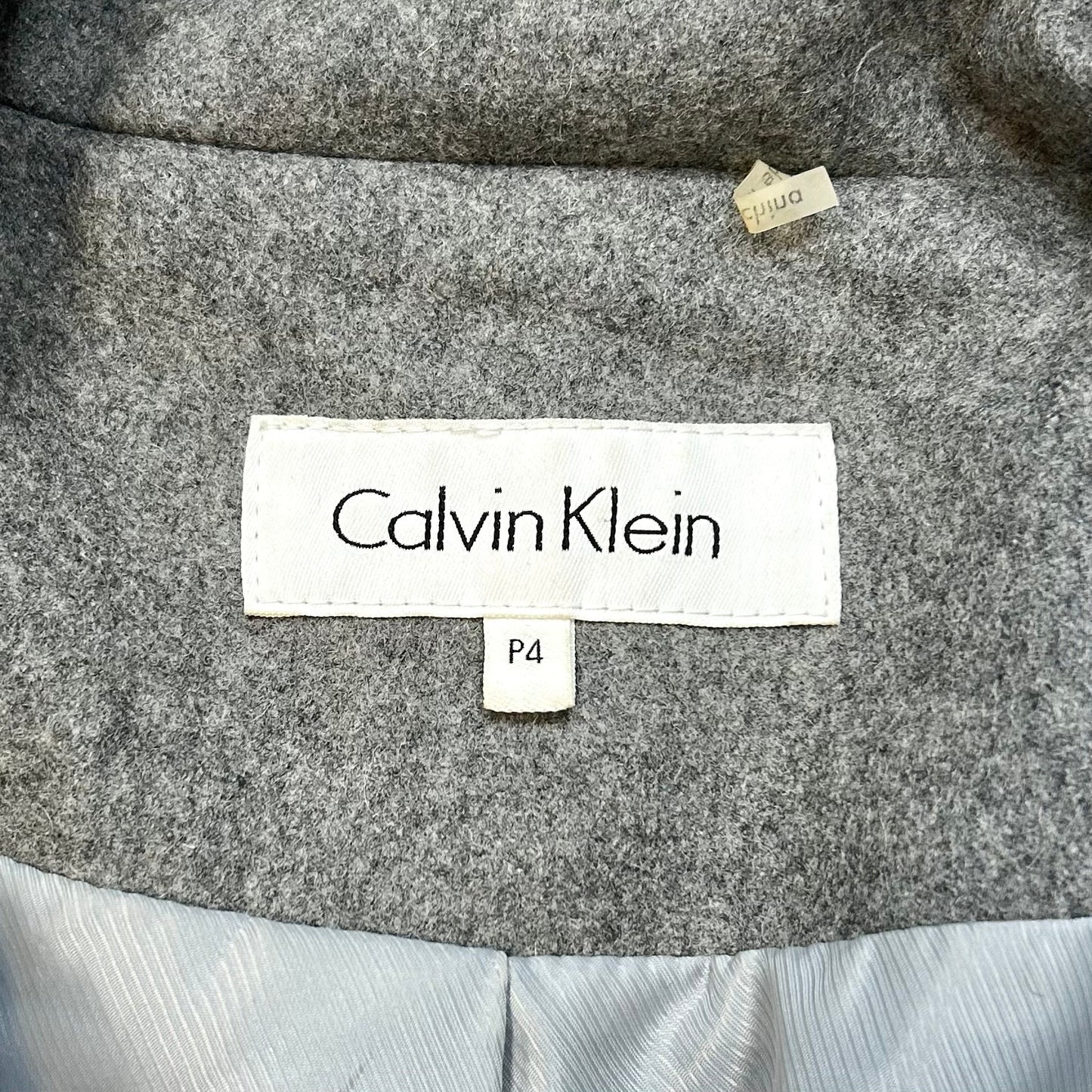 Coat Peacoat By Calvin Klein  Size: Sp