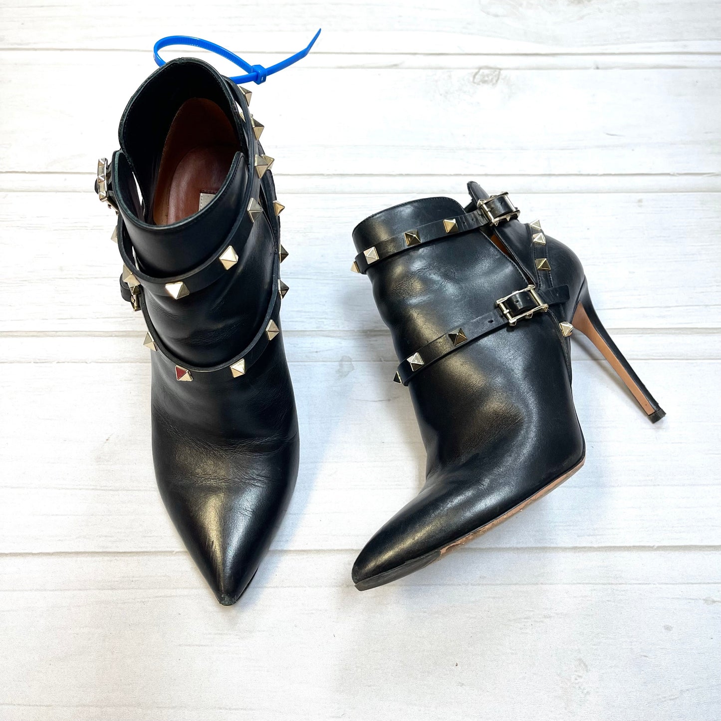 Boots Luxury Designer By Valentino  Size: 9.5