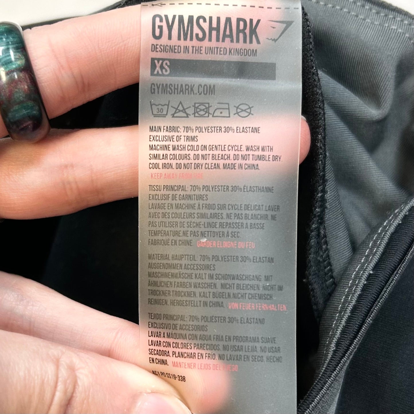 Athletic Leggings By Gym Shark  Size: Xs