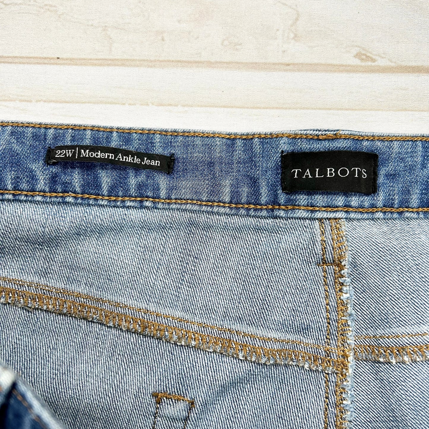 Jeans Straight By Talbots  Size: 22w