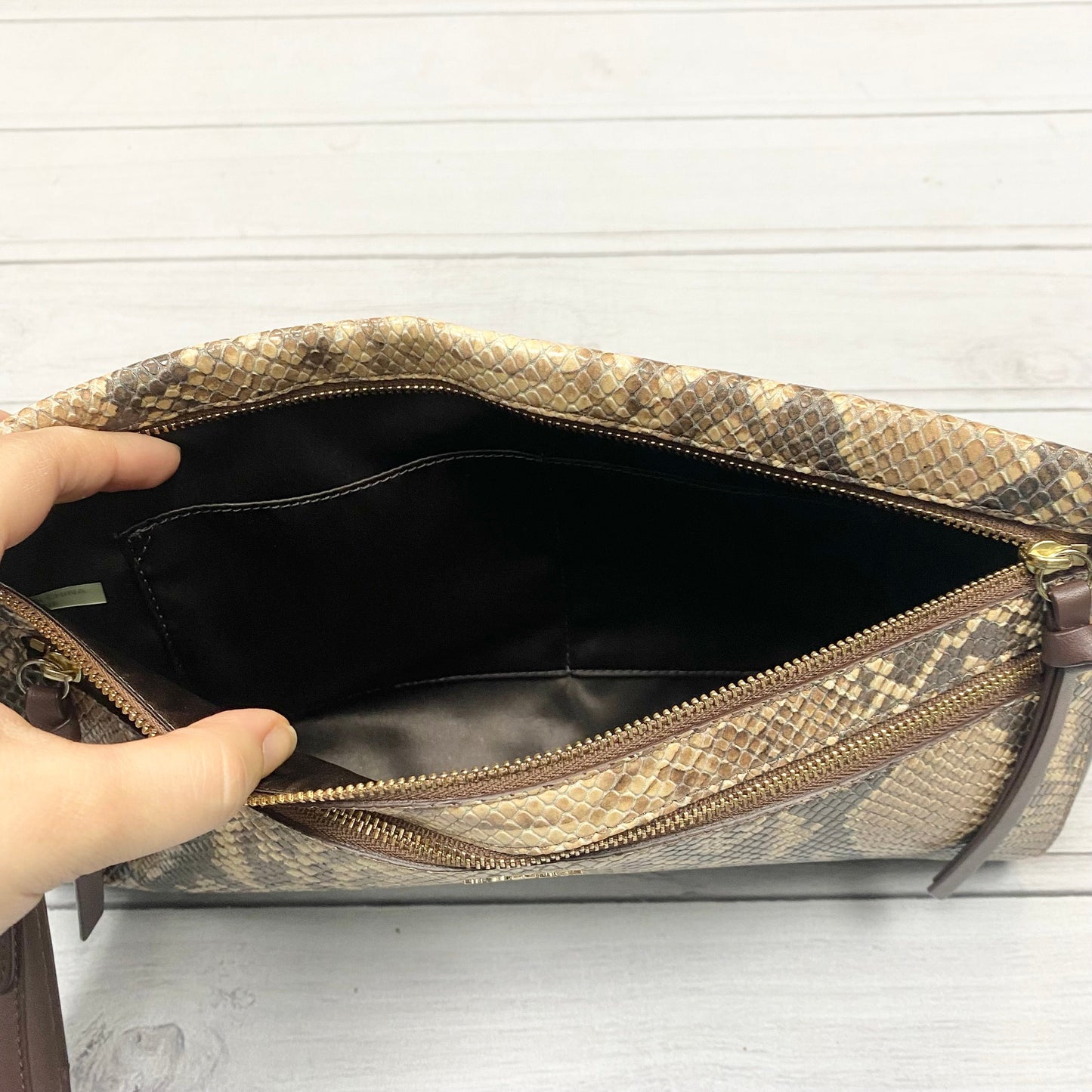 Clutch Designer By Coach  Size: Large