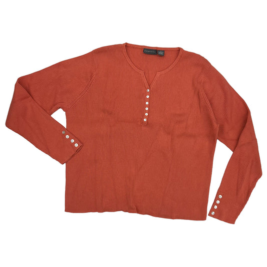 Top Long Sleeve By Relativity  Size: Xl
