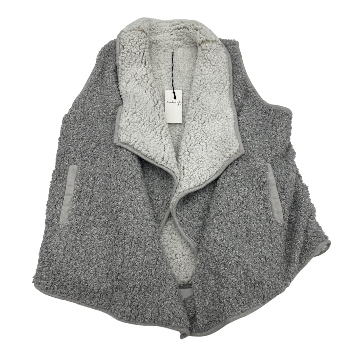 Vest Faux Fur & Sherpa By Thread And Supply  Size: M