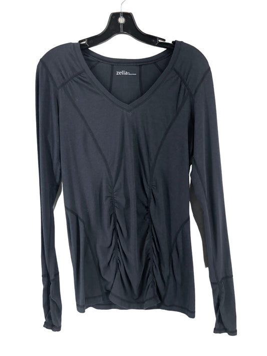 Athletic Top Long Sleeve Collar By Zella  Size: L