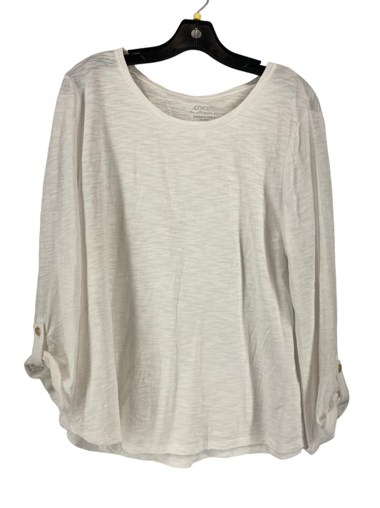 Top Long Sleeve Basic By Chicos  Size: 2