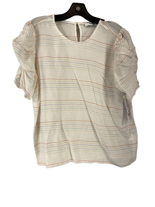 Blouse Short Sleeve By Just Fab  Size: Xl