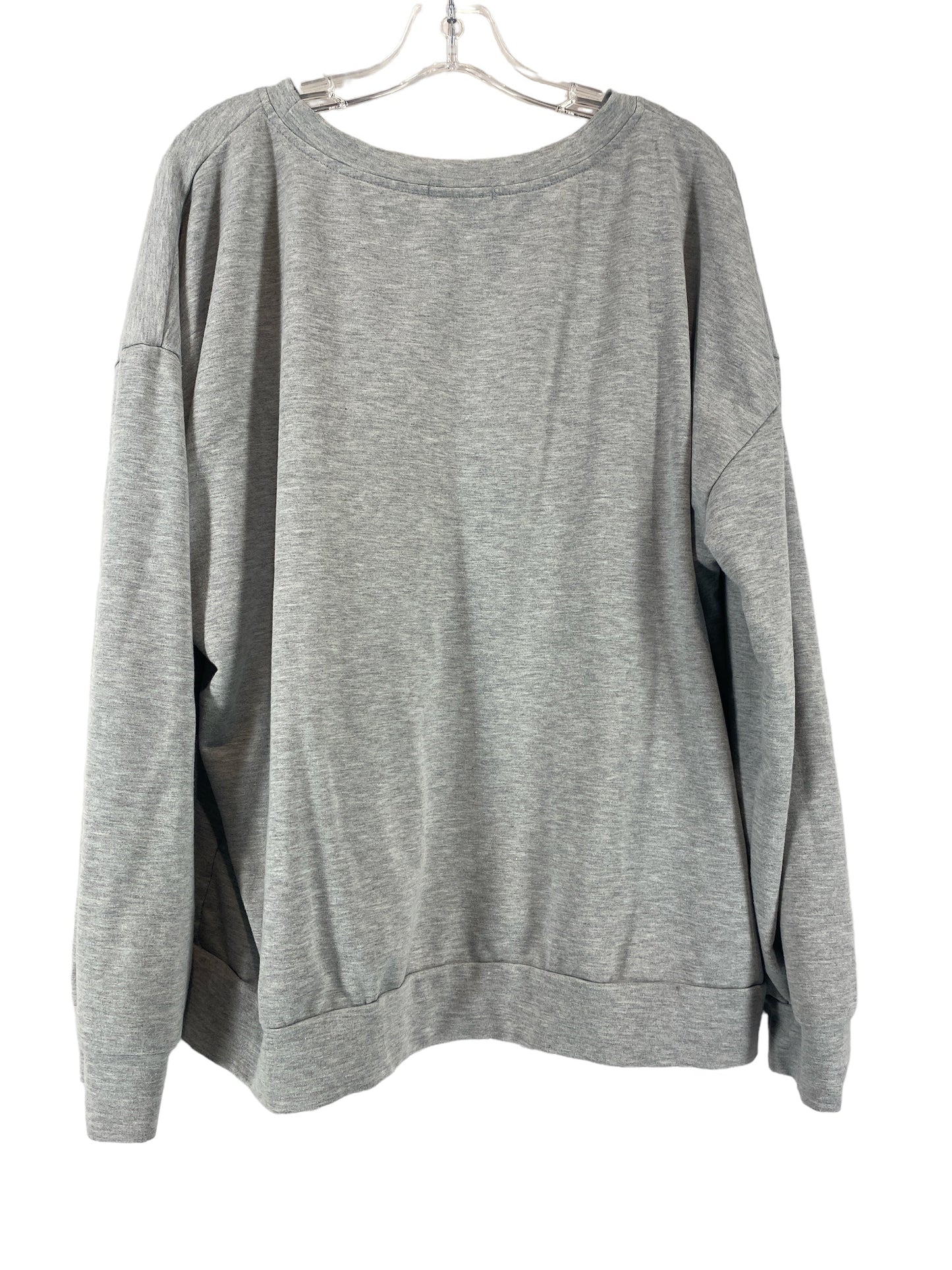 Top Long Sleeve Fleece Pullover By Clothes Mentor  Size: 2x
