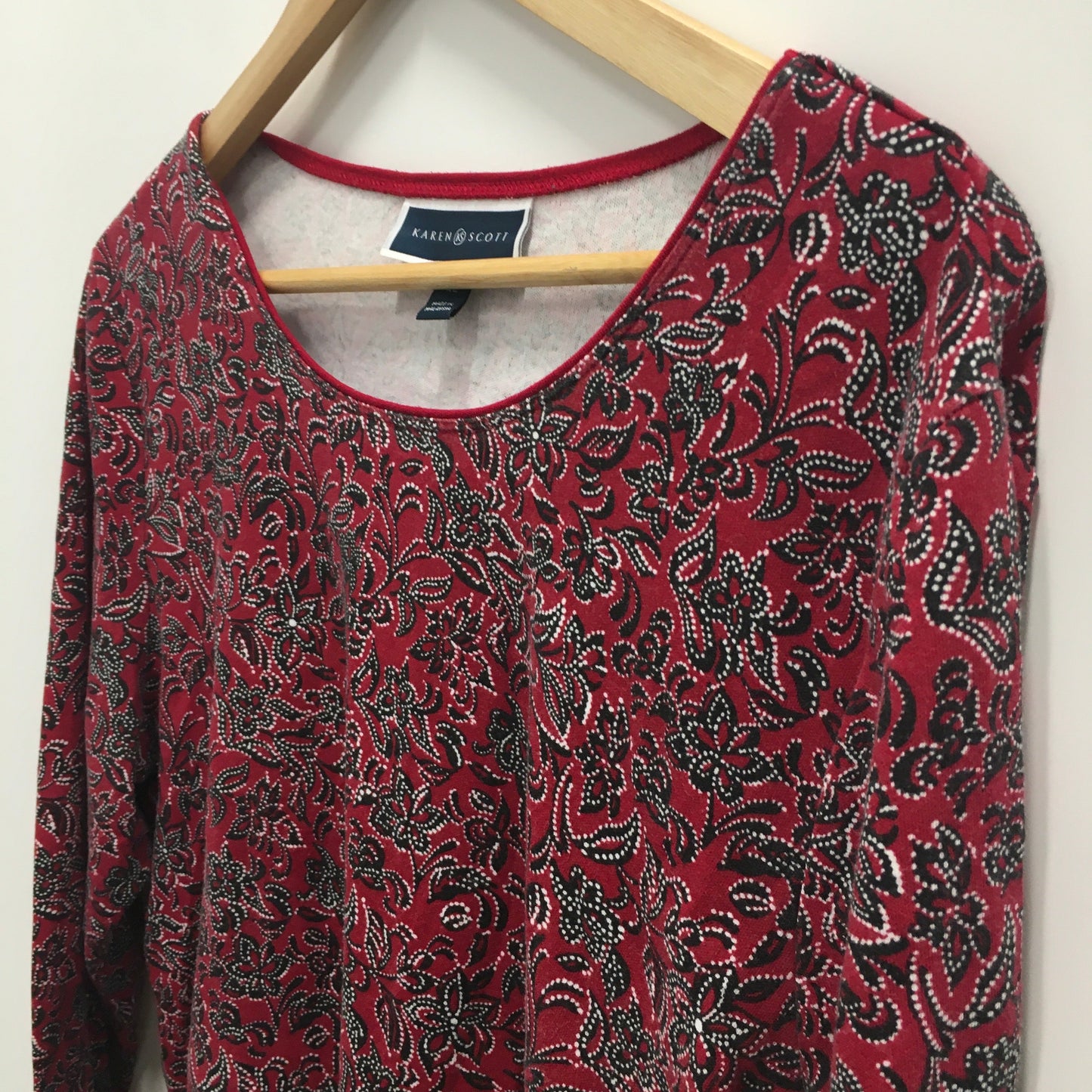 Top Long Sleeve By Karen Scott  Size: Xl