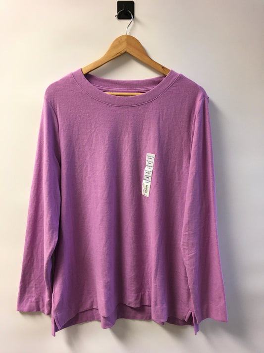 Top Long Sleeve Basic By Croft And Barrow  Size: Xl