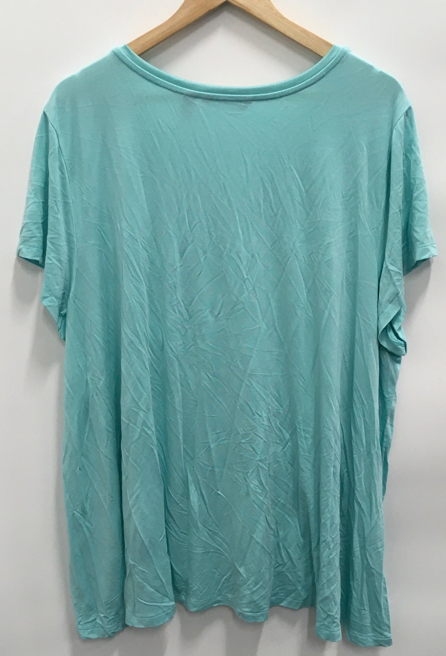 Top Short Sleeve Basic By H For Halston  Size: 3x