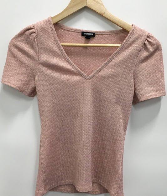 Top Short Sleeve By Express O  Size: Xs