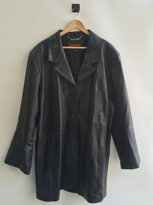 Jacket Leather By Avenue  Size: 26