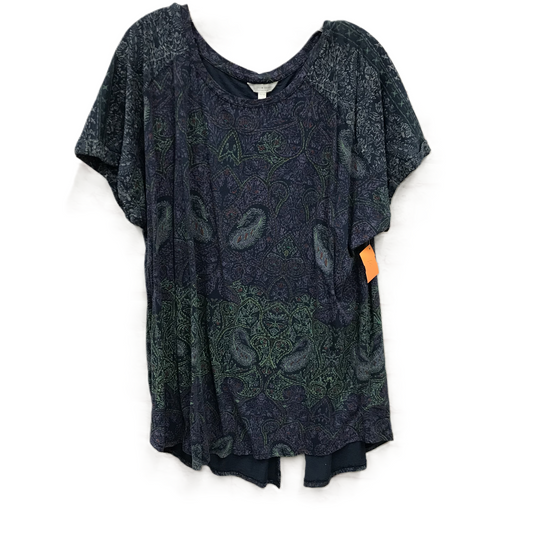 Top Short Sleeve By Lucky Brand  Size: 3x