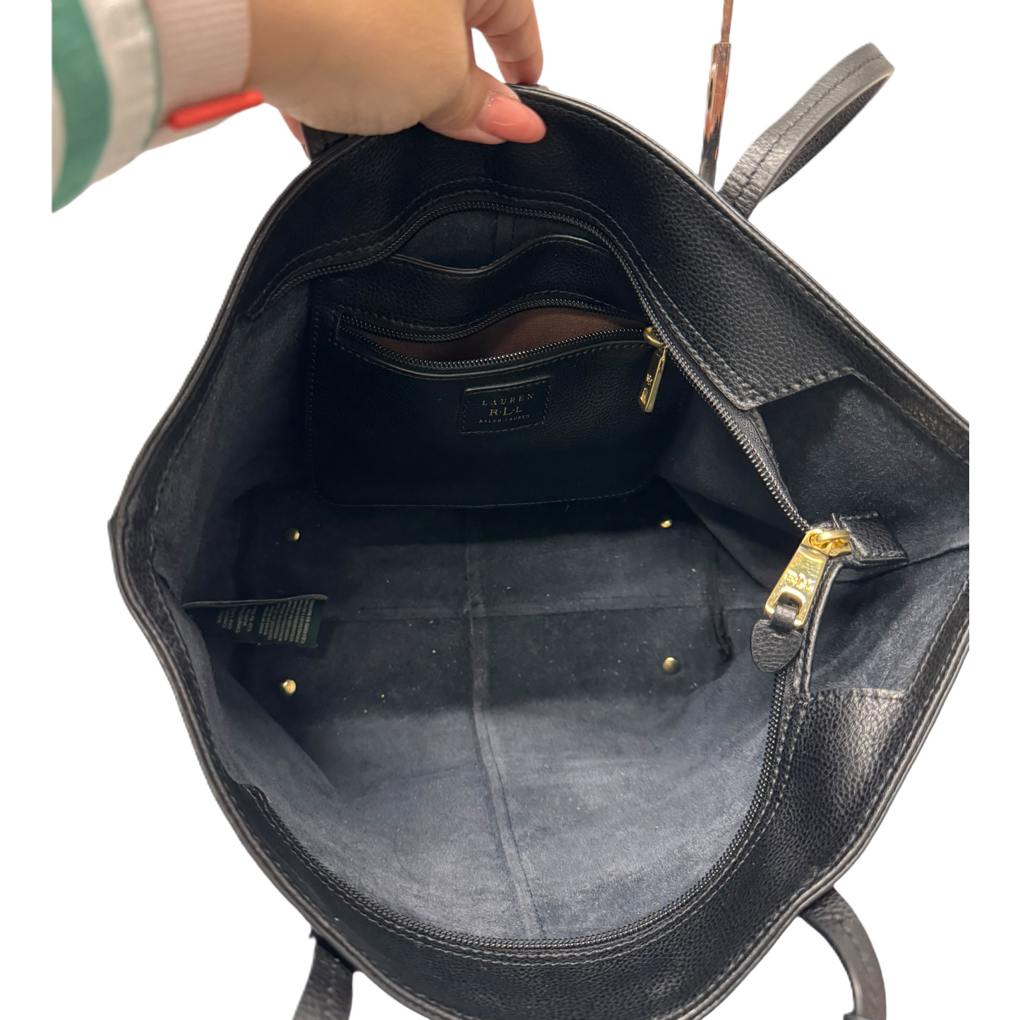 Handbag Leather By Lauren By Ralph Lauren  Size: Medium