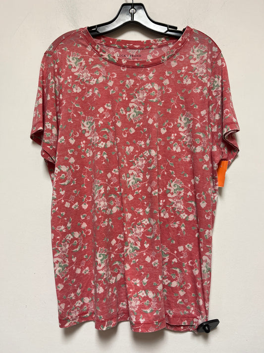 Top Short Sleeve Basic By Lucky Brand  Size: 1x