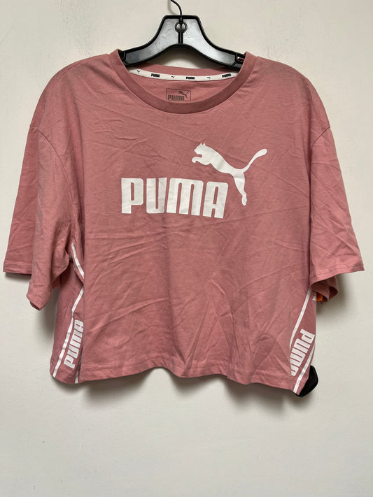 Athletic Top Short Sleeve By Puma  Size: Xl