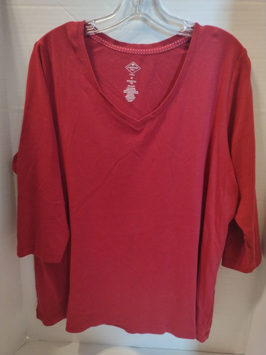 Top Long Sleeve By St Johns Bay  Size: 1x