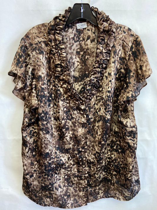 Top Short Sleeve By Cato  Size: 4x