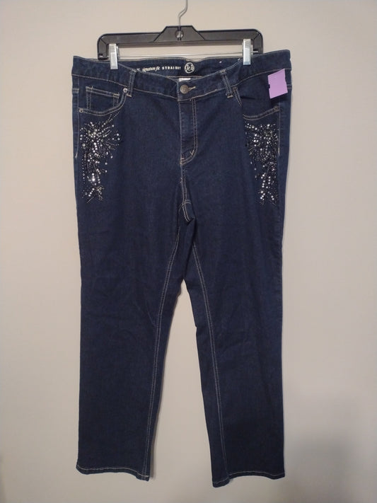 Jeans Straight By W62  Size: 16