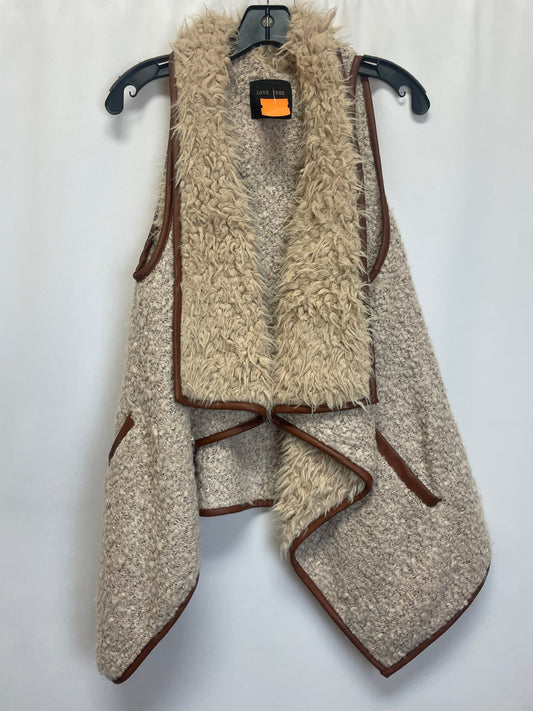 Vest Faux Fur & Sherpa By Love Tree  Size: L