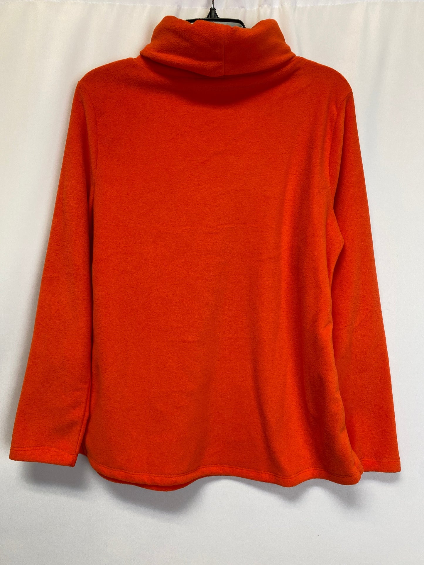 Top Long Sleeve Fleece Pullover By Talbots  Size: M