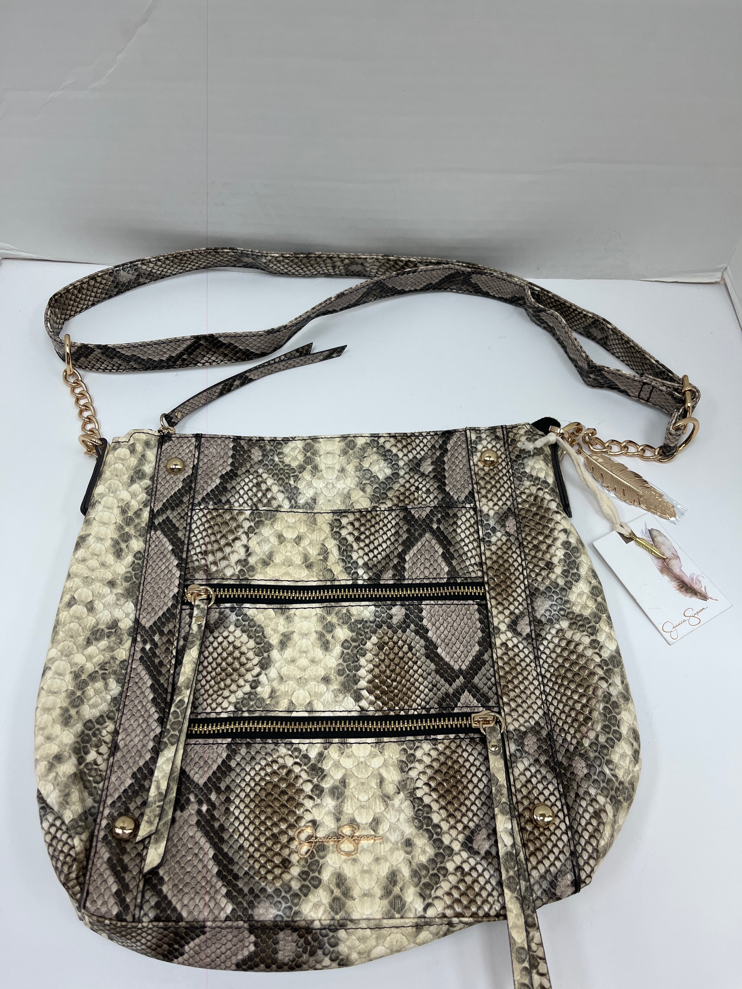 Jessica Simpson Litas Crossbody Bag Gunmetal: Handbags: Amazon.com