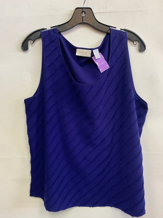 Top Sleeveless By Chicos O  Size: L