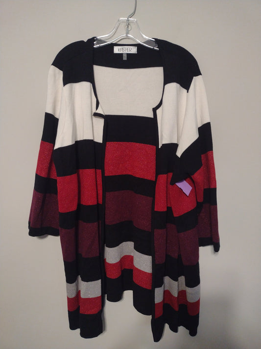 Sweater Cardigan By Kasper  Size: 3x