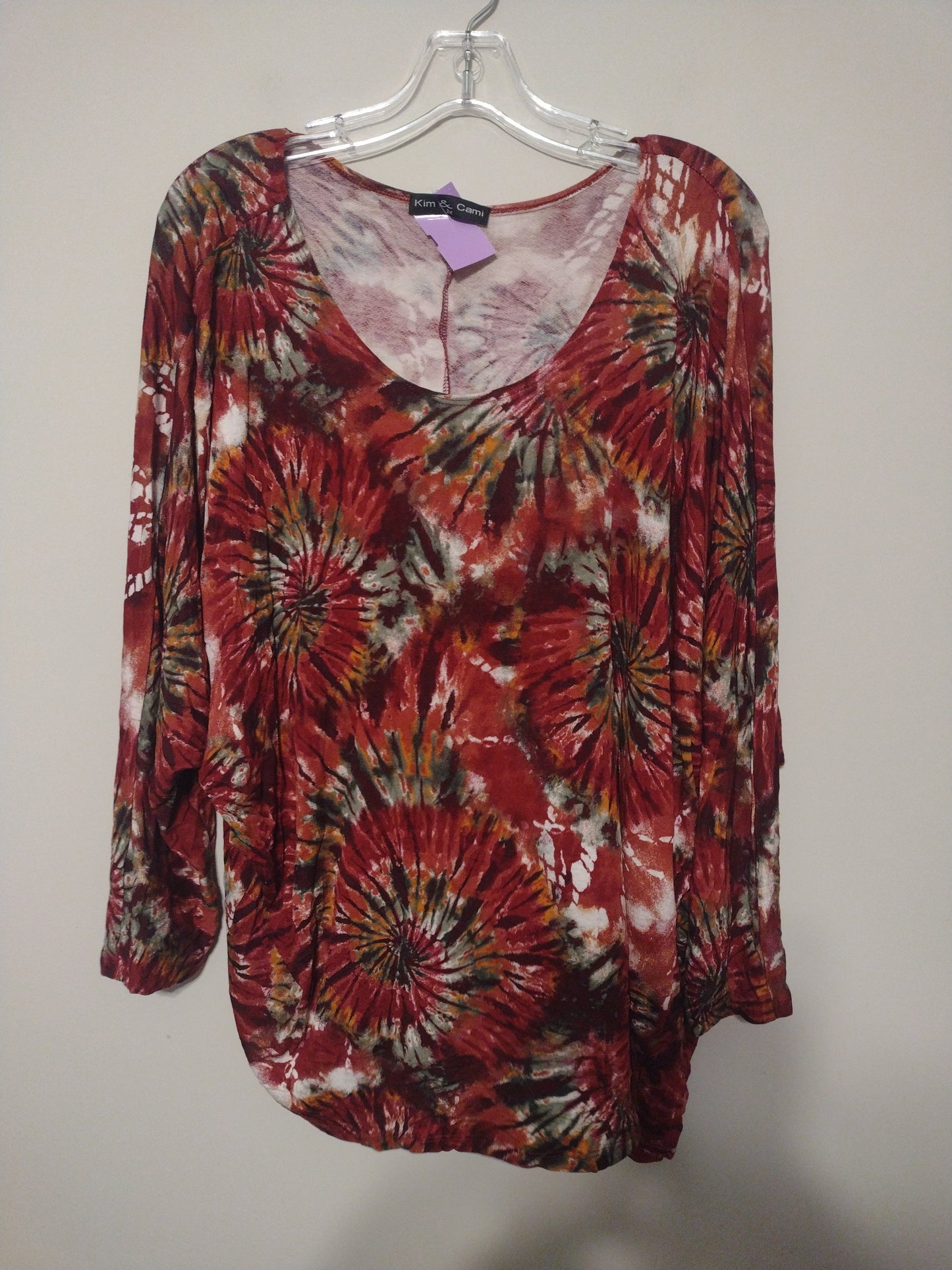 Top Long Sleeve By Kim & Cami  Size: 2x