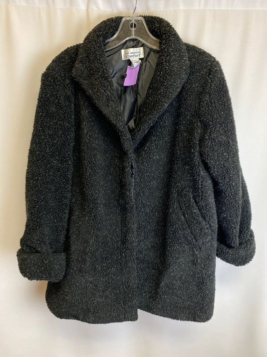 Coat Faux Fur & Sherpa By Cmf  Size: M