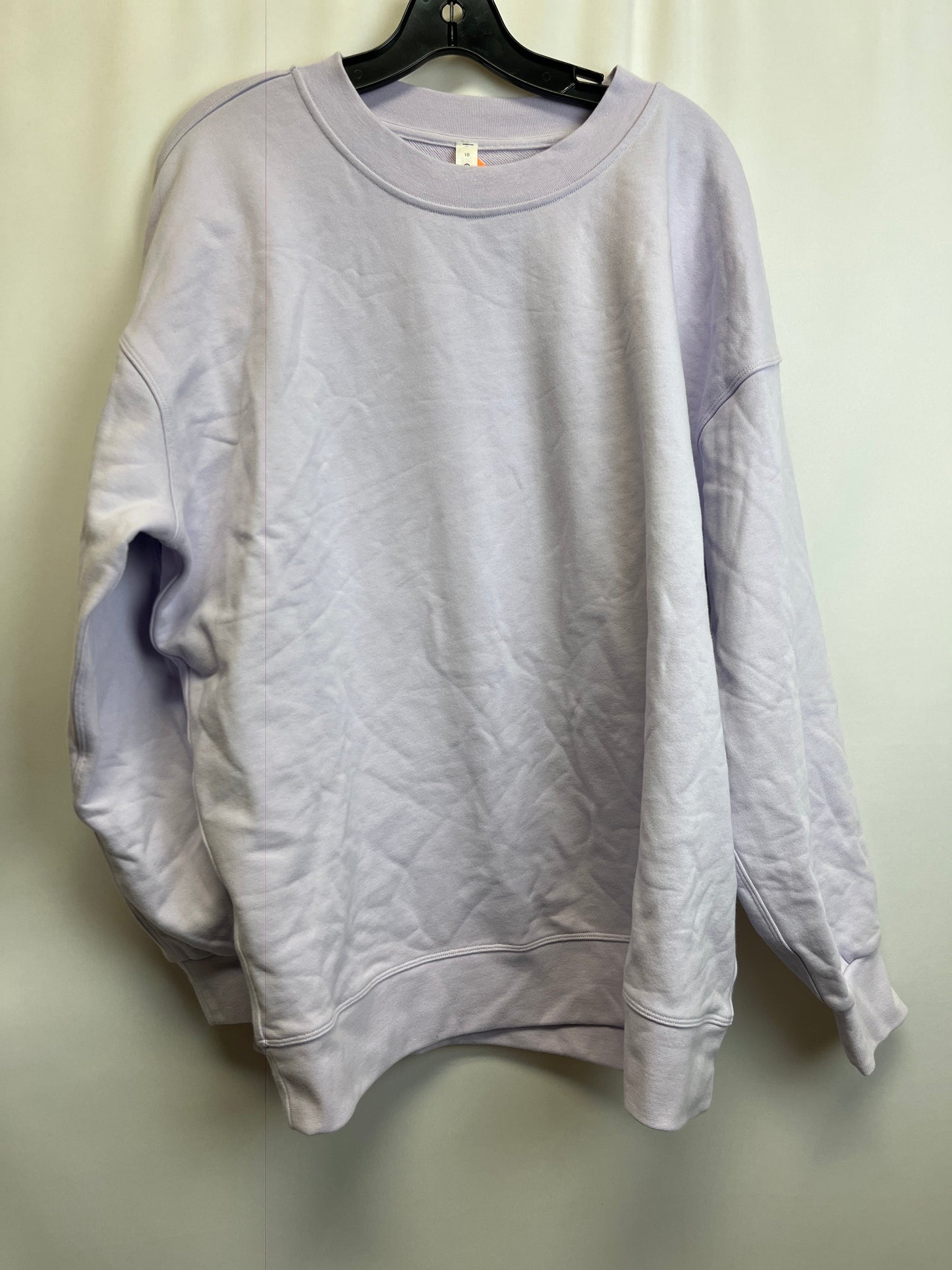 Athletic Sweatshirt Crewneck By Lululemon  Size: 10