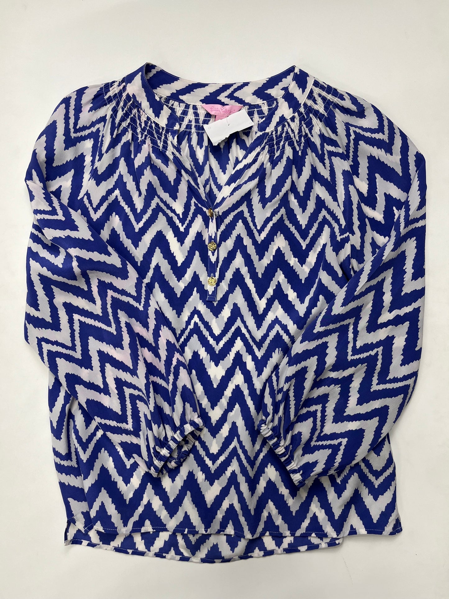Blouse Long Sleeve By Lilly Pulitzer Size: Xs