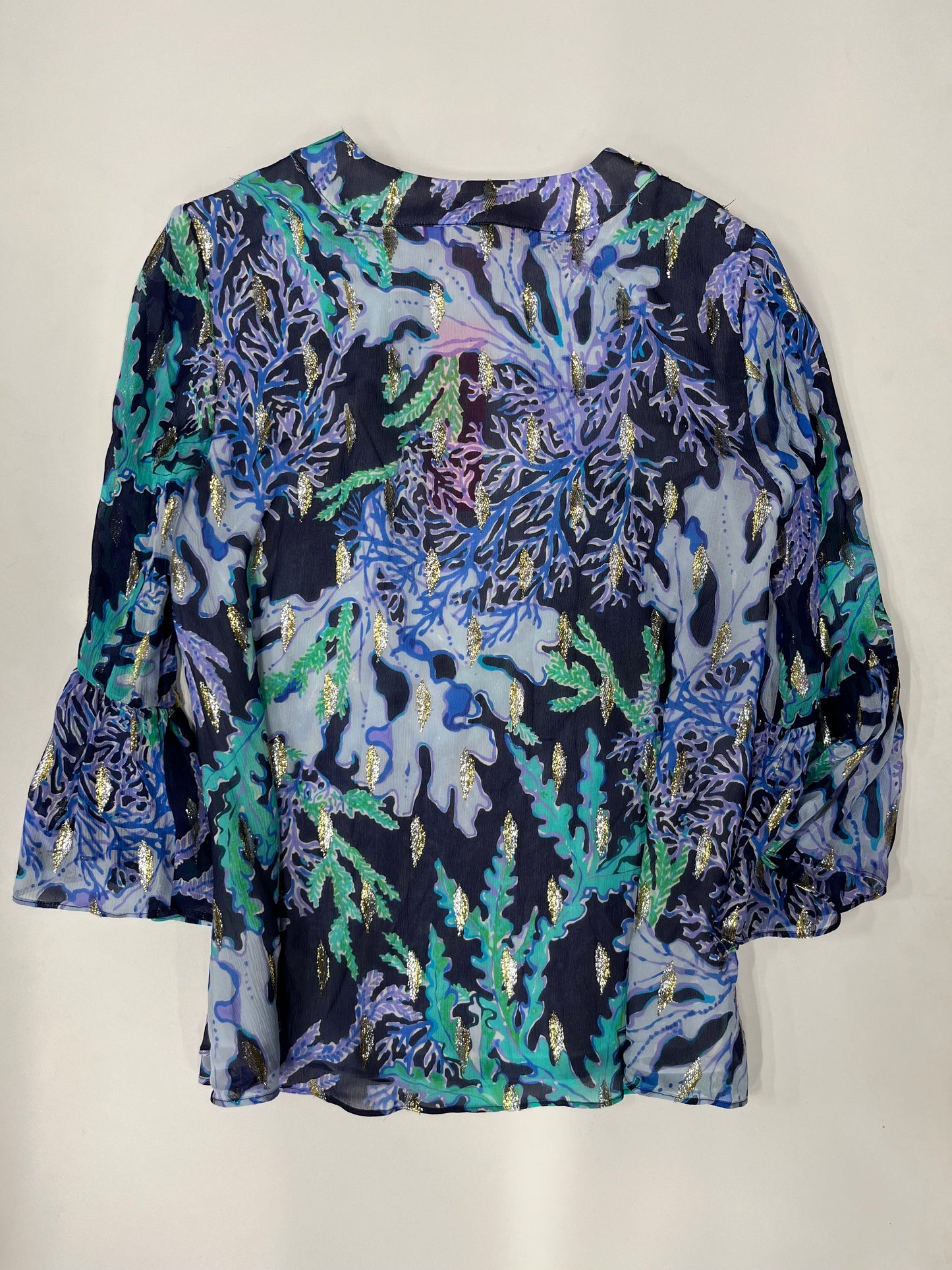 Blouse Long Sleeve By Lilly Pulitzer NWT  Size: Xxs