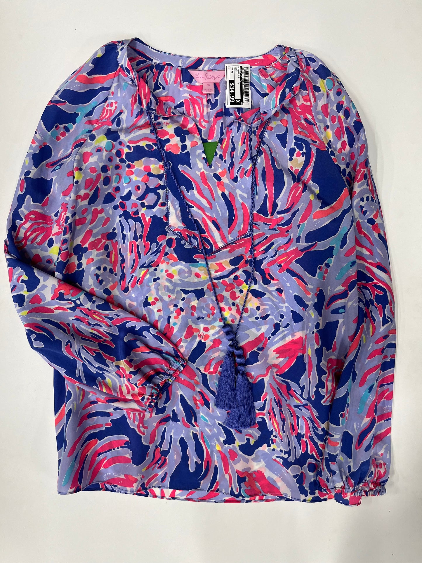 Blouse Long Sleeve By Lilly Pulitzer NWT  Size: Xs