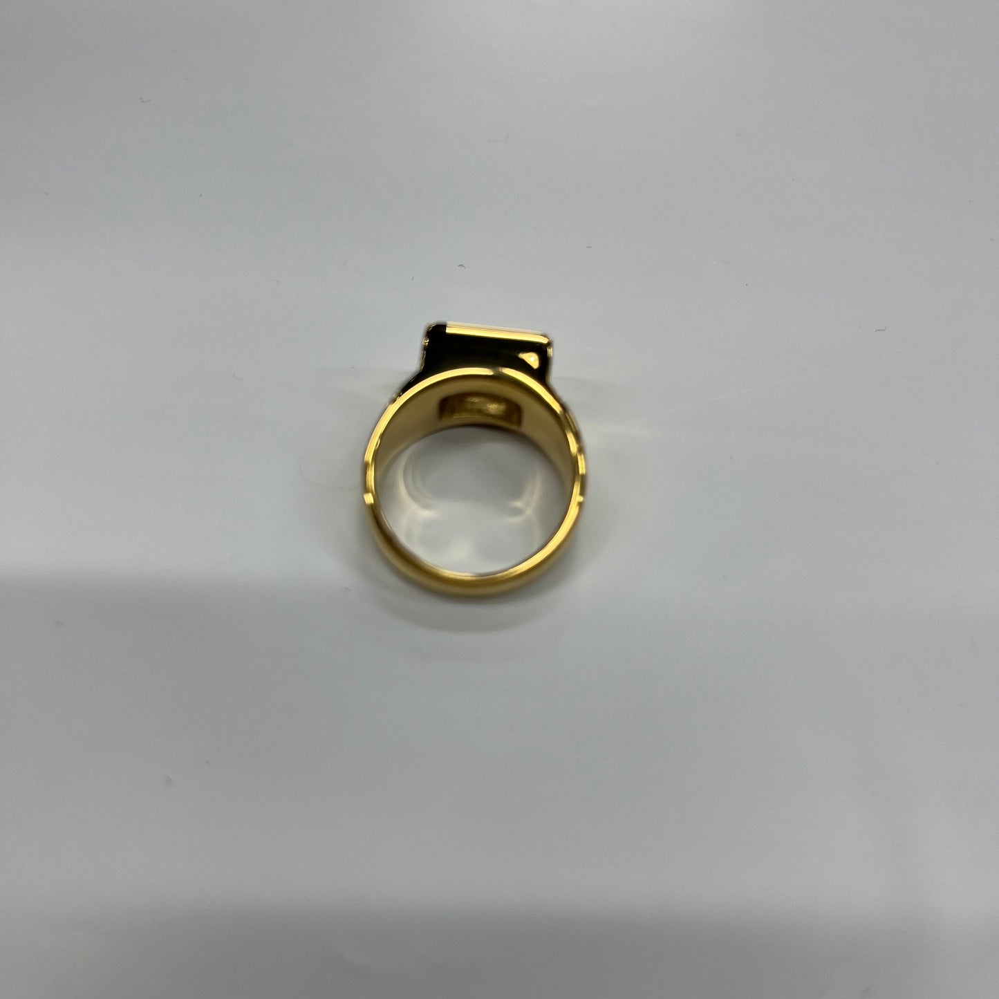 Ring Other By Cmb 18K Plated Over Stainless Steel Size: 6