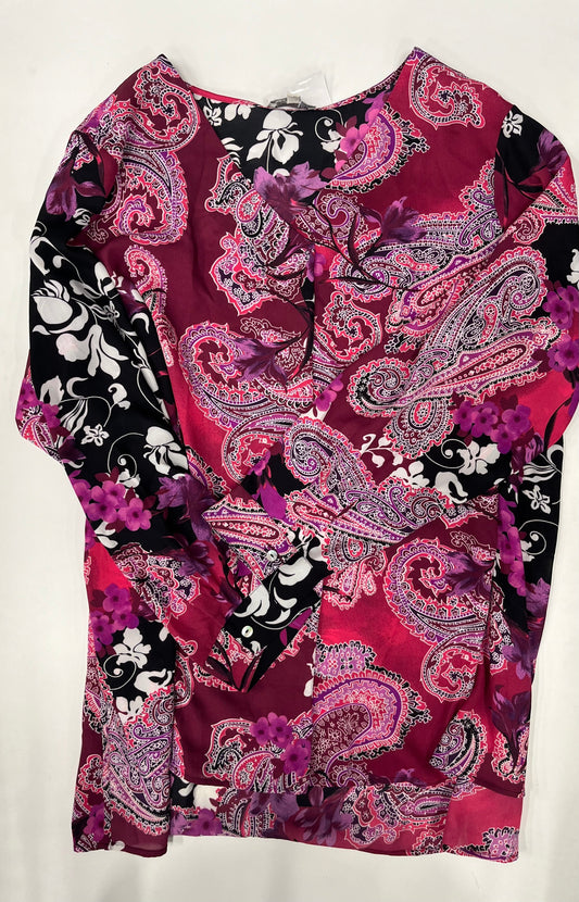 Blouse Long Sleeve By Chenault NWT  Size: 3x