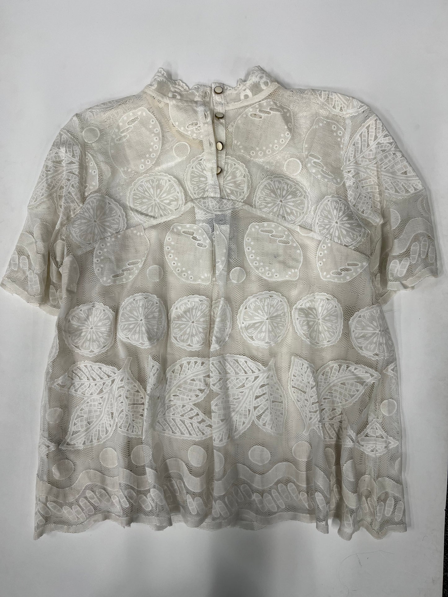 Blouse Short Sleeve By Hd In Paris  Size: Xs