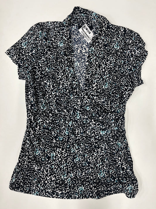 Blouse Short Sleeve By Dkny  Size: M
