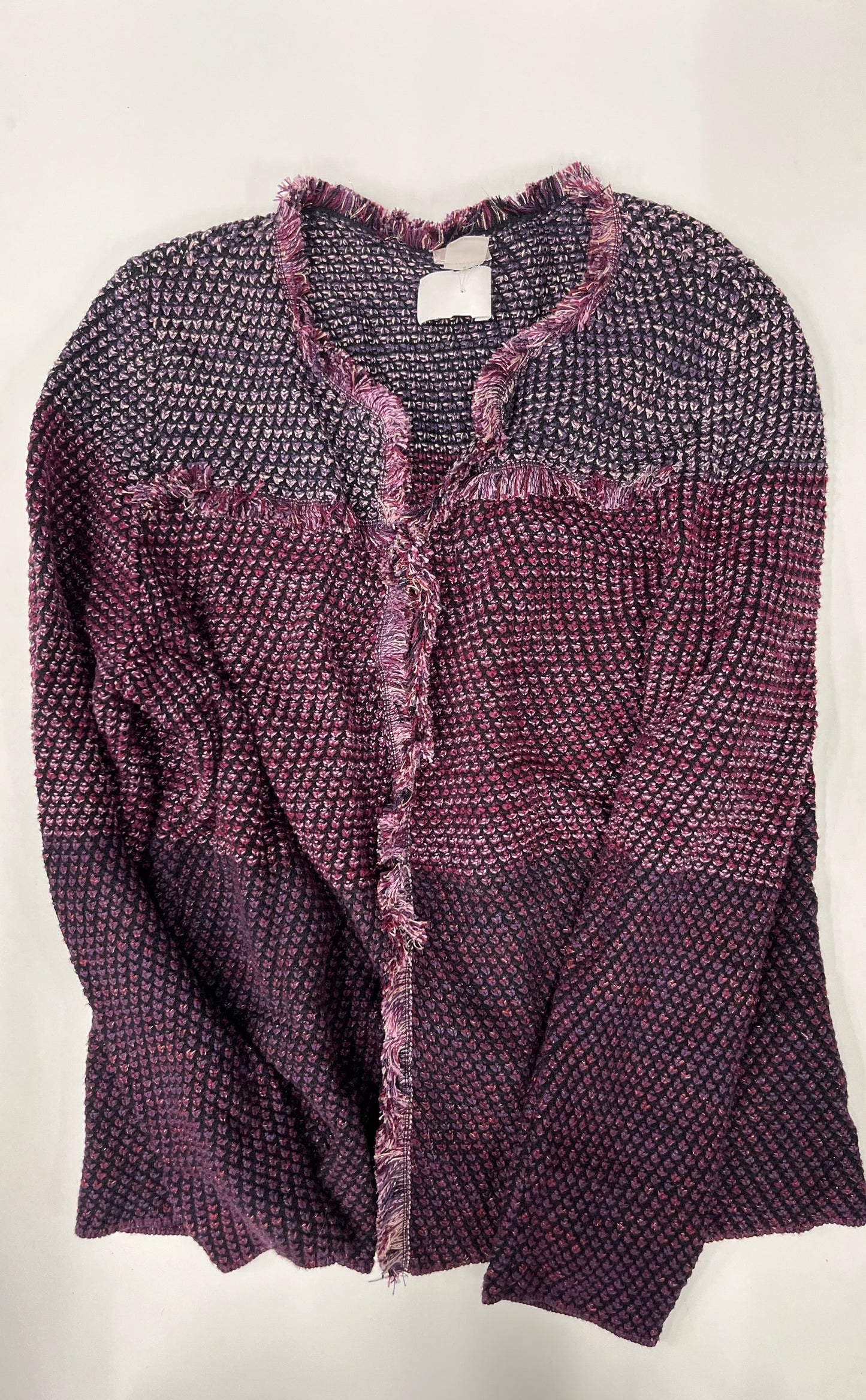 Sweater Cardigan Lightweight By Chicos  Size: L