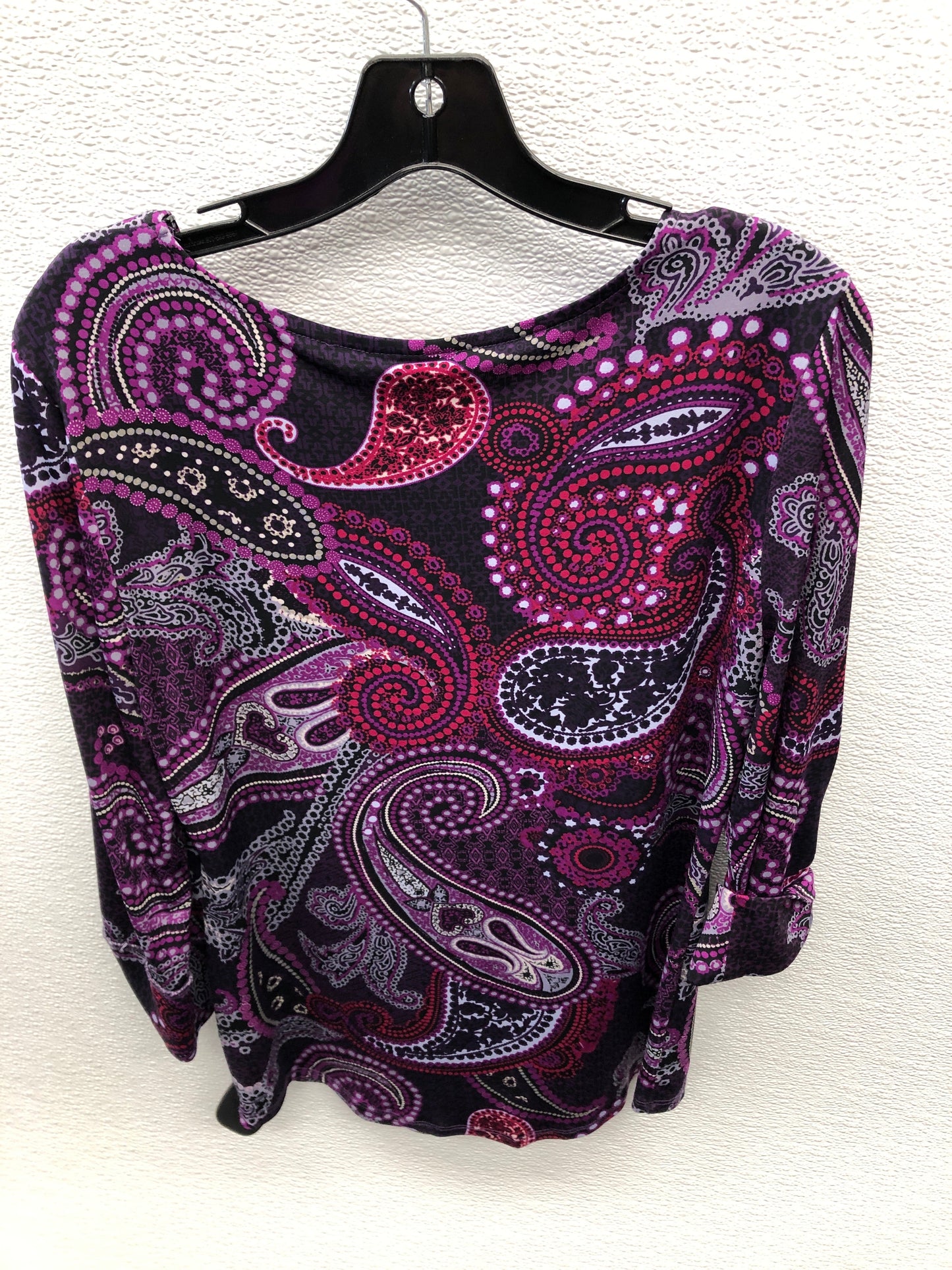 Top 3/4 Sleeve By Roz And Ali  Size: M