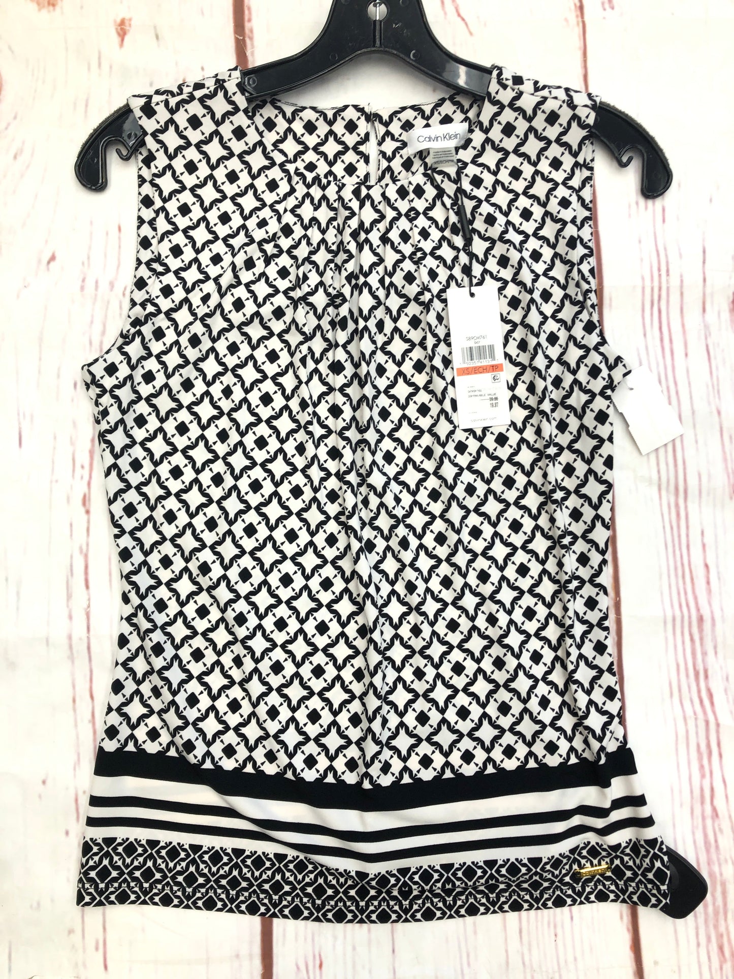 Top Sleeveless By Calvin Klein  Size: Xs