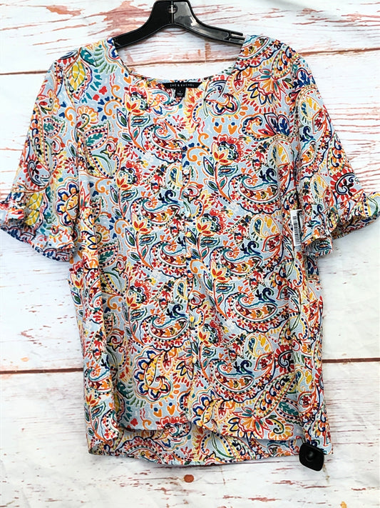 Top Short Sleeve By Zac And Rachel  Size: L