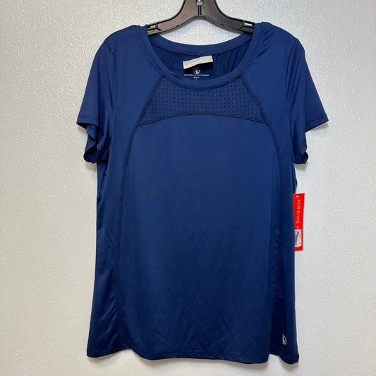 Athletic Top Short Sleeve By Adrienne Vittadini  Size: L