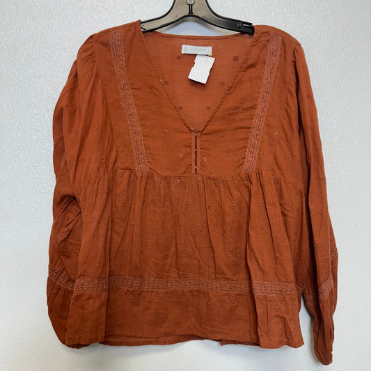 Top Long Sleeve Basic By Lucky Brand O  Size: S