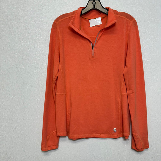 Athletic Top Long Sleeve Collar By Carhart  Size: M